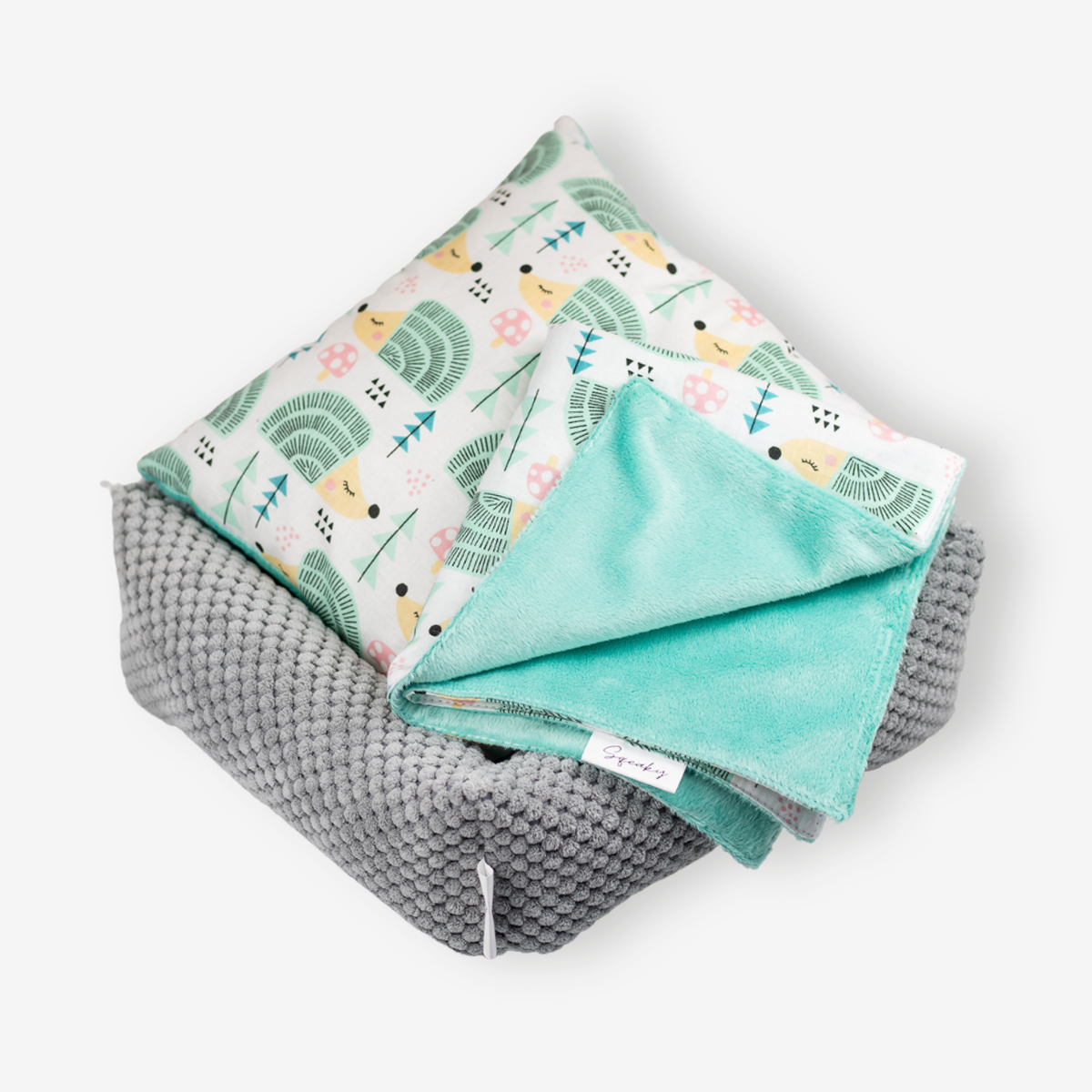 Zestaw dla gryzonia – COTTON - jeżyki mint